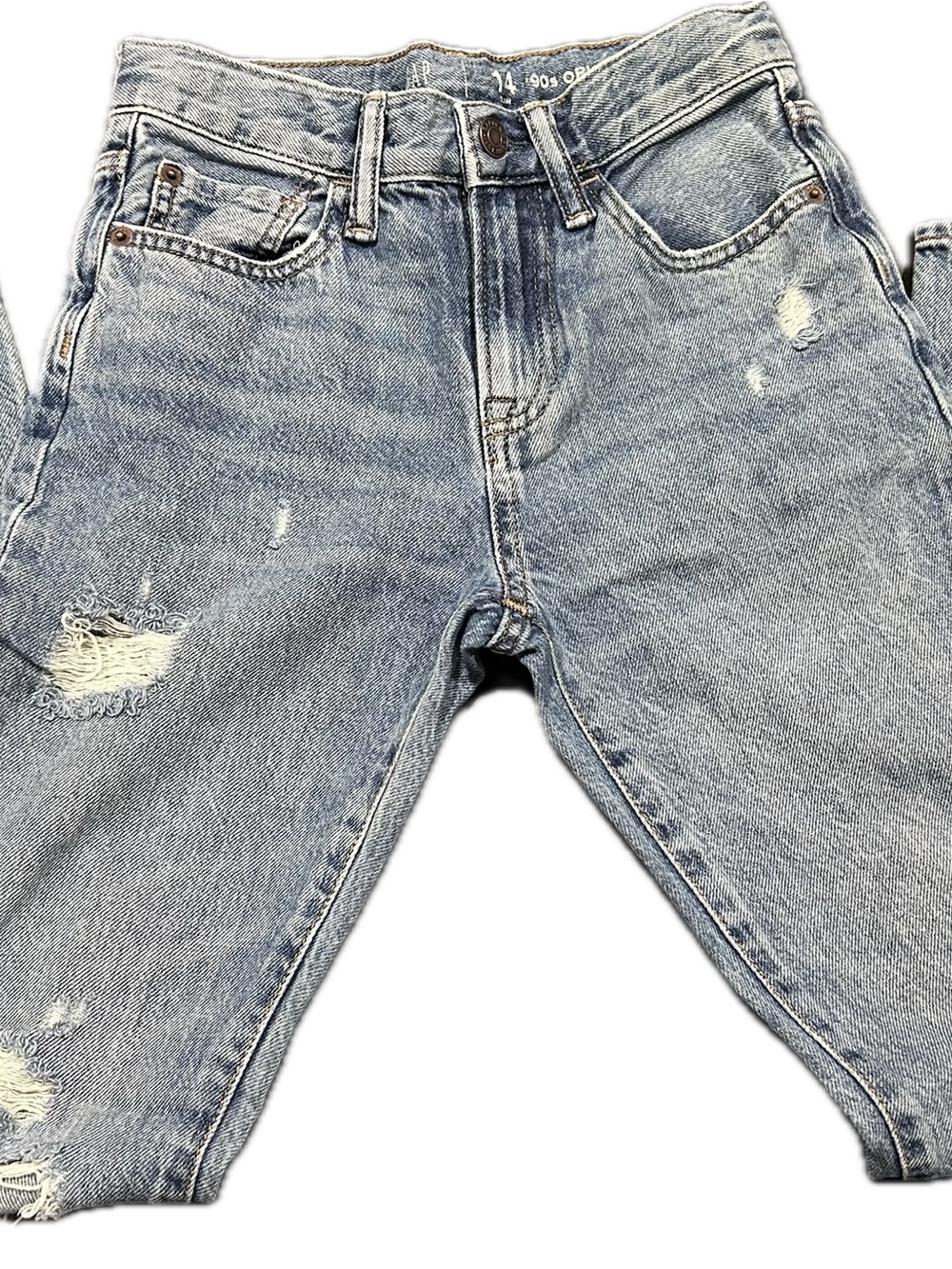 GAP Kid’s Light Blue Distressed Jeans